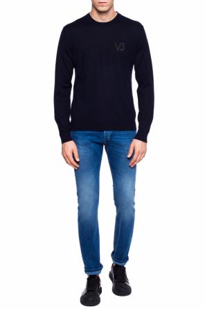 Logo-embroidered sweater, zdjęcie 2 Logo-embroidered sweater od Versace Jeans